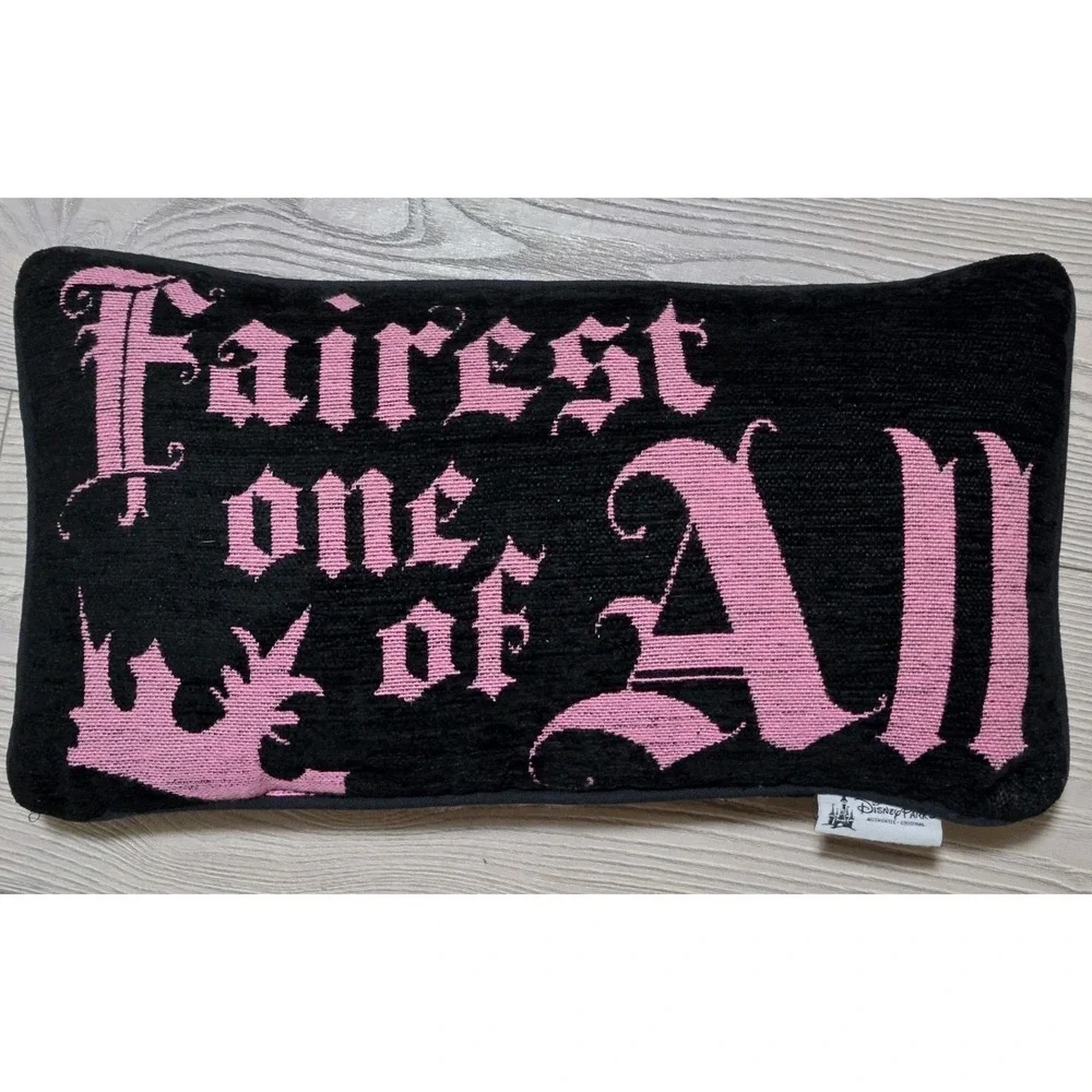 Disney Parks Snow White The Fairest Of Them All Rectangle Pillow 16x8
